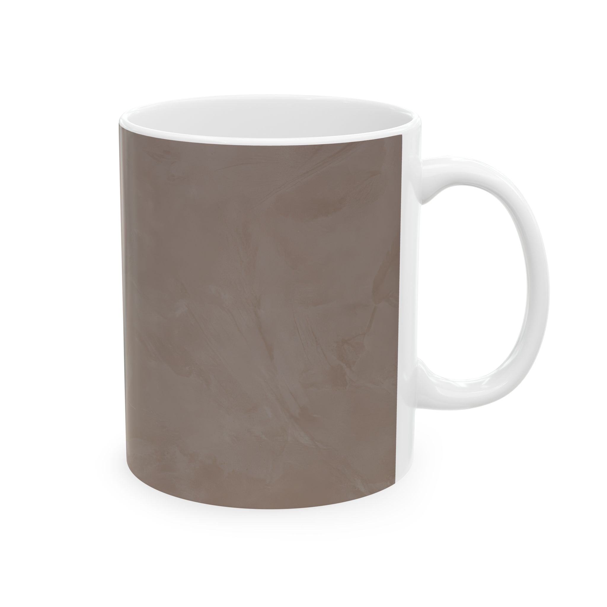 Venetian Plaster Taupe Ceramic Mug
