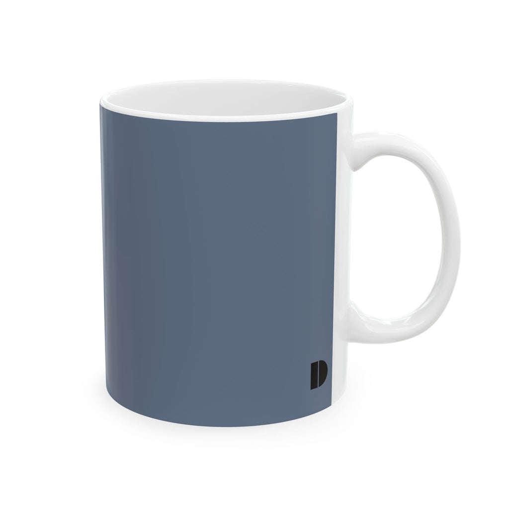 Metro Blue Ceramic Mug