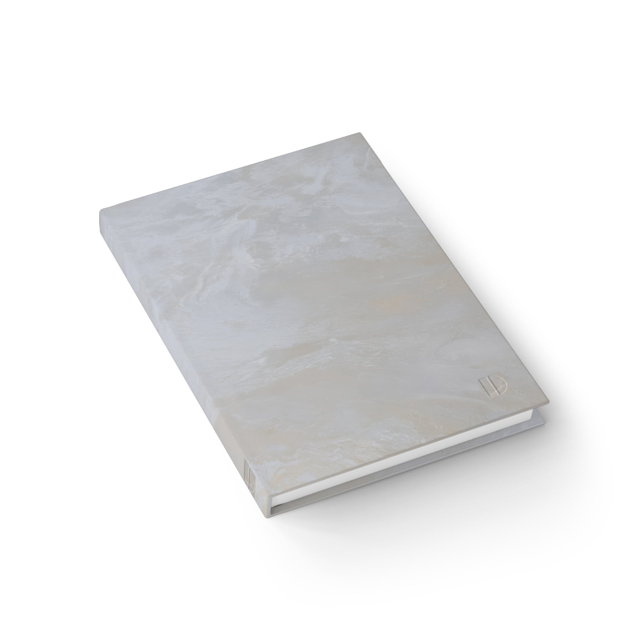 Ivory Venetian Plaster Hardcover Journal
