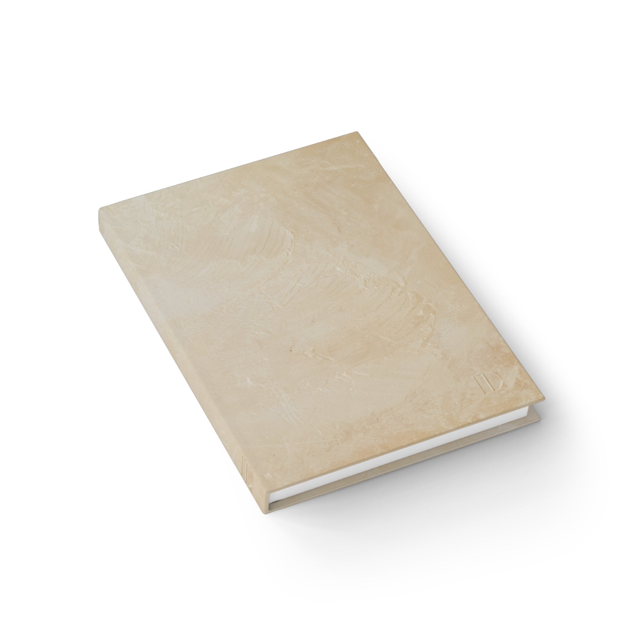 Cream Venetian Plaster Hardcover Journal