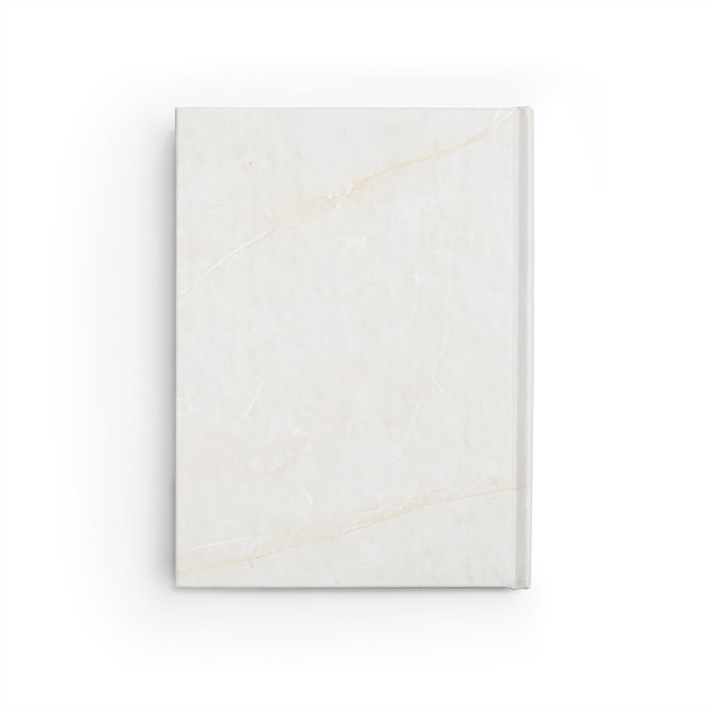 Venetian Plaster White Hardcover Journal