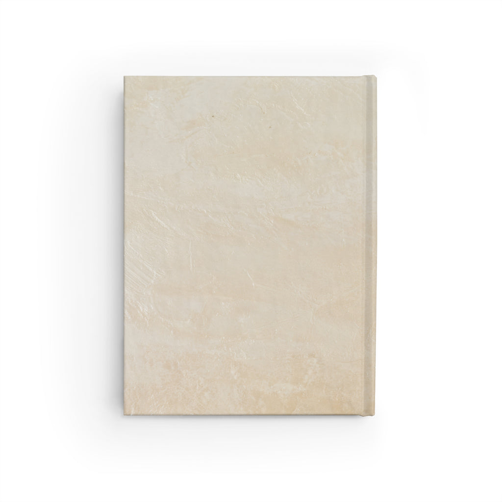 Cream Venetian Plaster Hardcover Journal