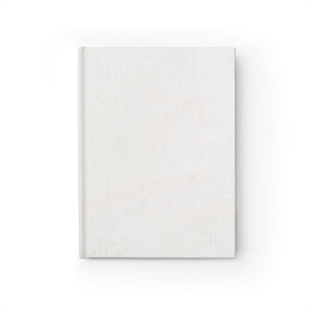 Venetian Plaster White Hardcover Journal