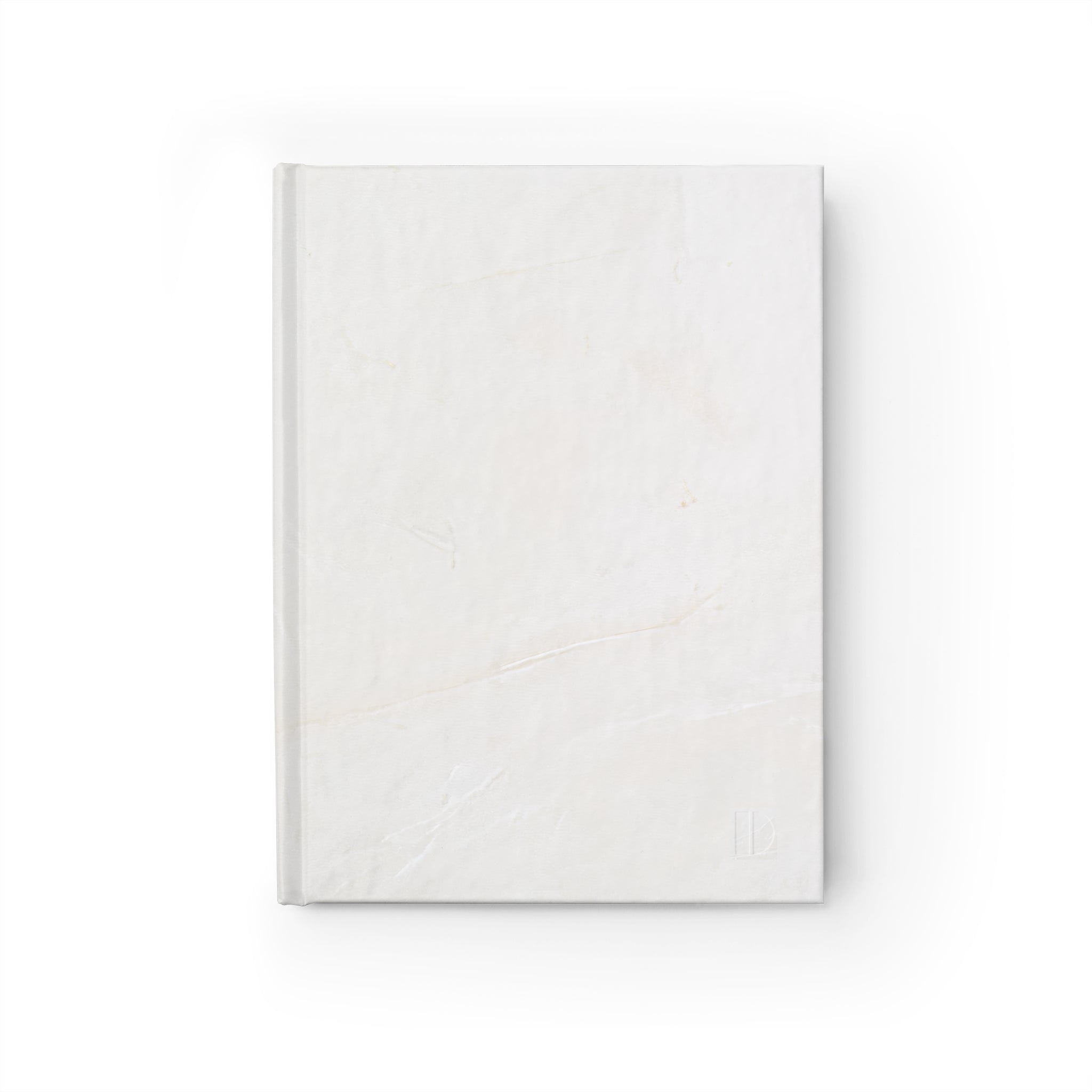 Venetian Plaster White Hardcover Journal
